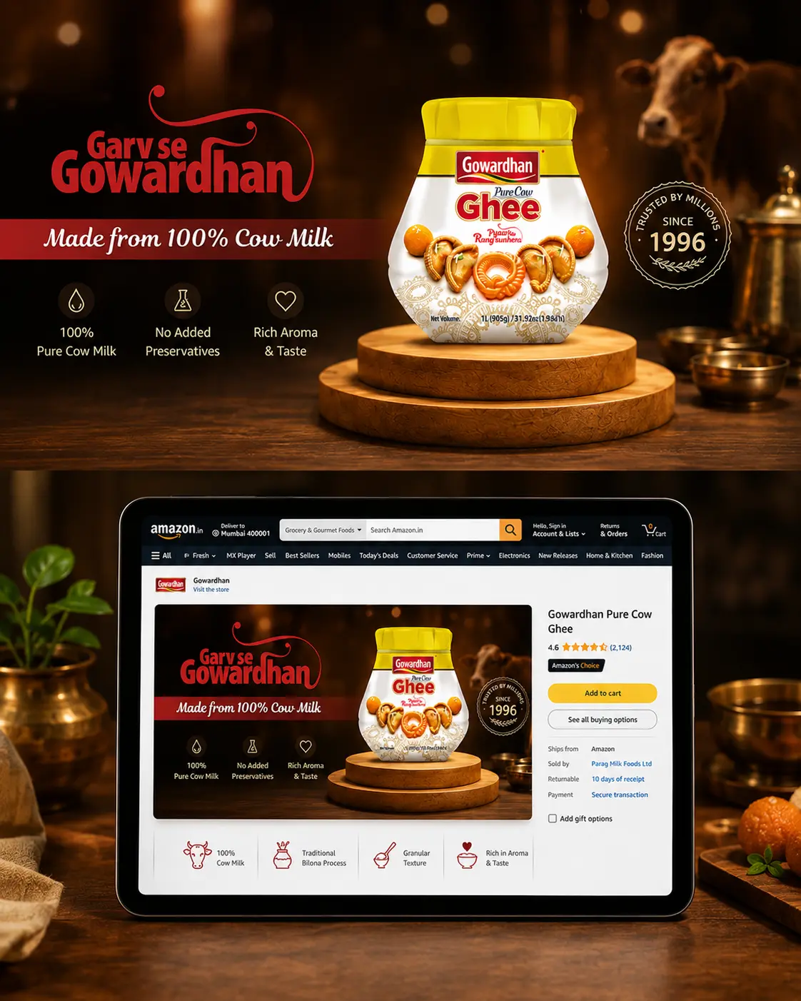 Gowardhan Ghee Amazon