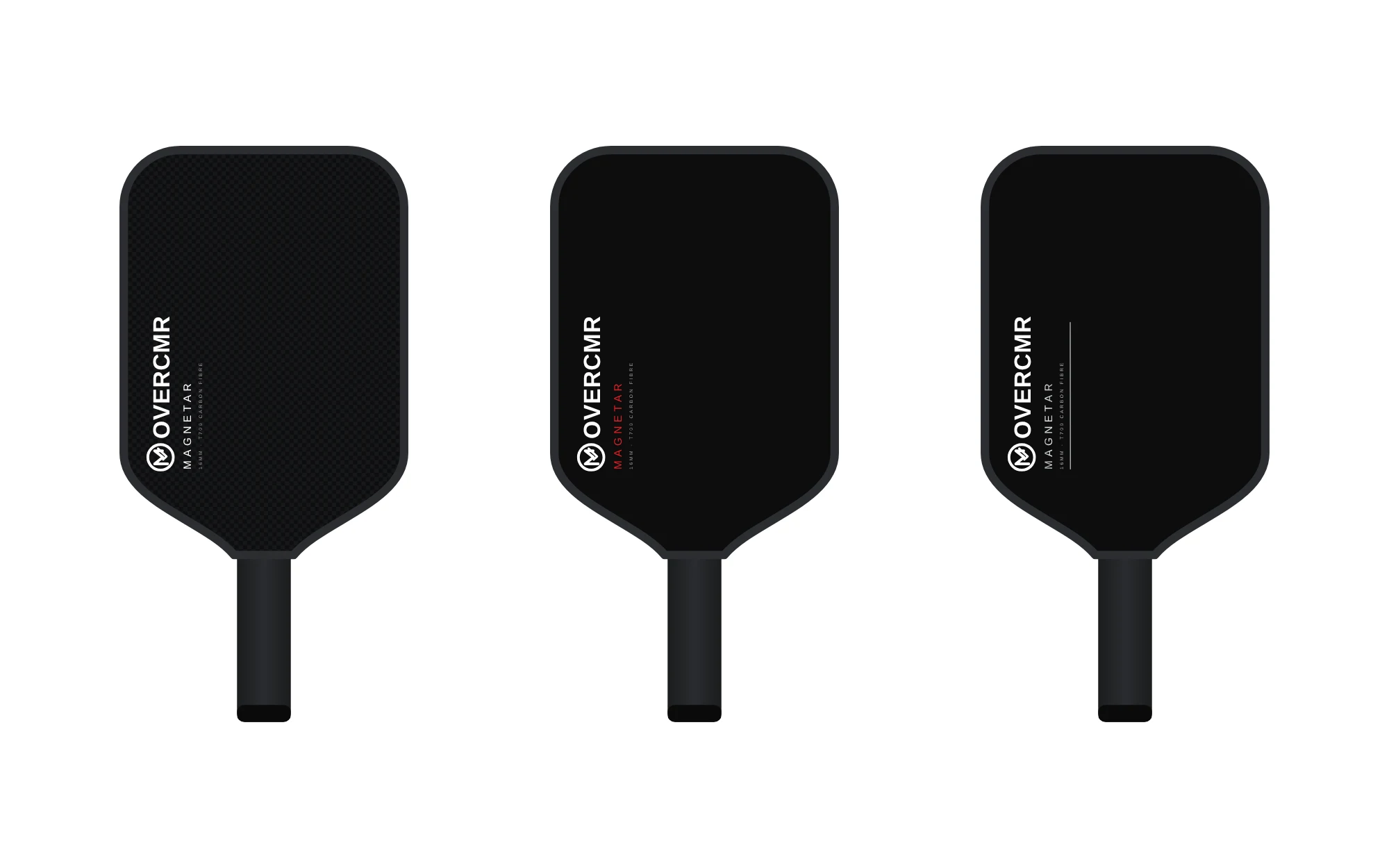 Overcmr Magnetar flagship paddle: three face design concepts