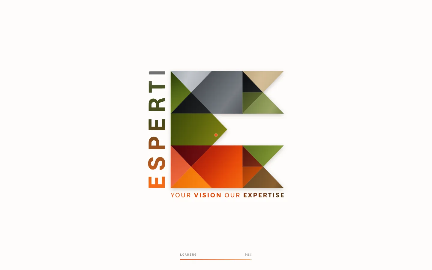 ESPERTI website: The logo, built