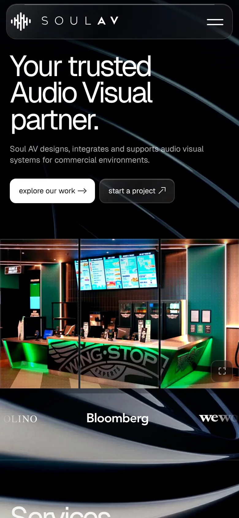 Soul AV on mobile